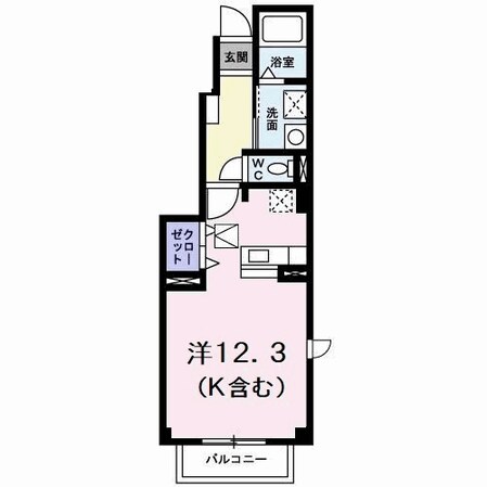 二軒屋駅 徒歩38分 1階の物件間取画像